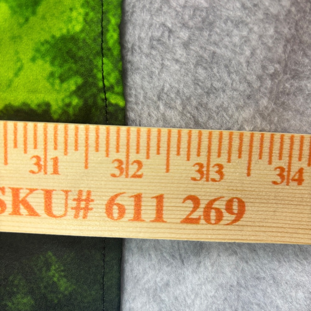 Mens 2XL Neon Green Black Tie Dye Spiral Button Down Shirt Short Sleeve Festival - Picture 6 of 11